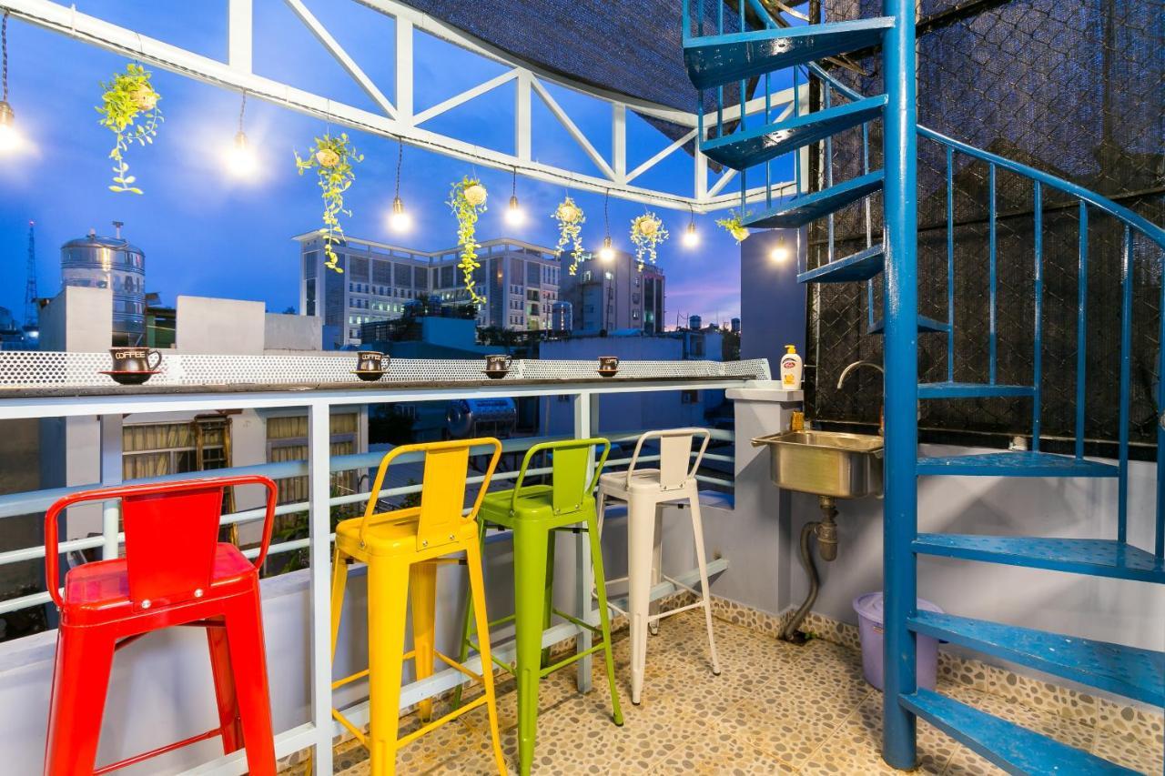 Qcub3 Homestay Ho-Chi-Minh-Stadt Exterior foto